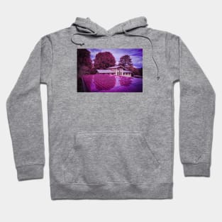 Pink House II / Swiss Artwork Photography Hoodie